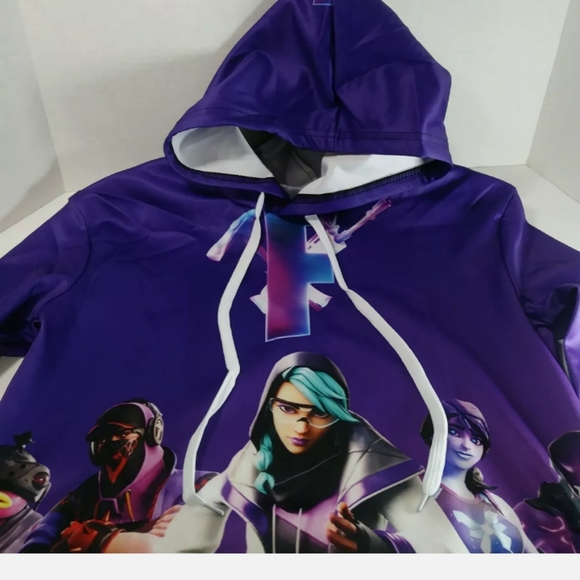 Cosplay Men's/Women's Sz S Multicolored 3D Graphic Long Sleeve Hoodie Sweatshirt - Picture 9 of 10